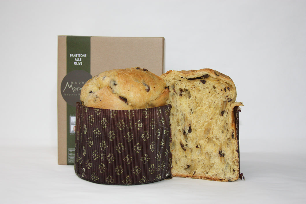 Panettone with olives